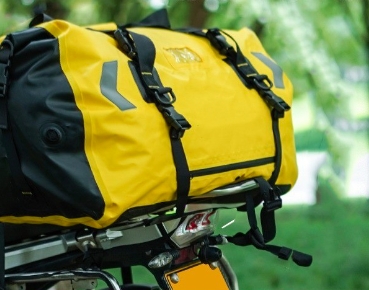 Bolsa moto 40L. Impermeable. Varios colores (Amarillo, Negro, Verde)